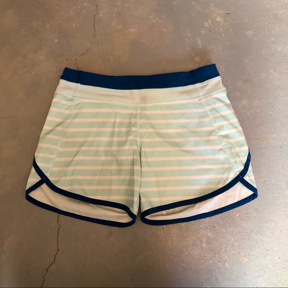 Ivivva by Lululemon Striped Running Shorts